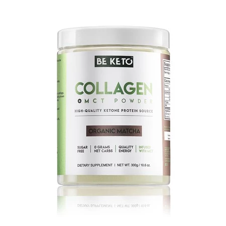 Keto Kolagen z olejem MCT Organiczna Matcha