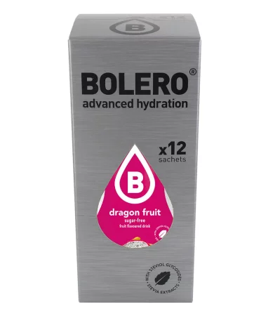 Zestaw Bolero Dragon Fruit (Smoczy Owoc) ze stewią 12 szt. x 9 g napój w proszku bez cukru