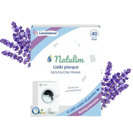 Natulim Eko listki do prania Lawendowe 40 szt.