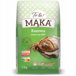 ToTa! Mąka żytnia razowa typ 2000 - 1 kg