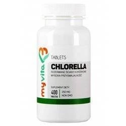 Myvita Chlorella 250 G 400 T Oczyszczanie