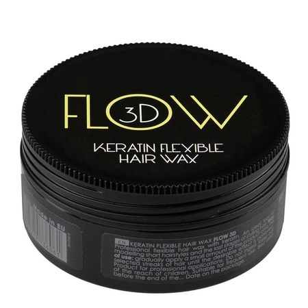 Flow 3D Keratin Flexible Hair Wax elastyczny wosk do włosów z keratyną 100g
