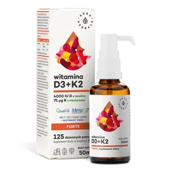 Witamina D3 + K2mk7 w oleju MCT (50 ml)
