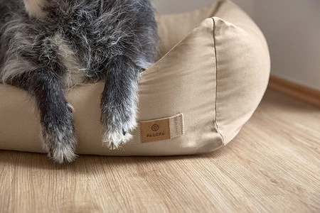 PALOPA Legowisko dla psa bawełniane Fred humus S