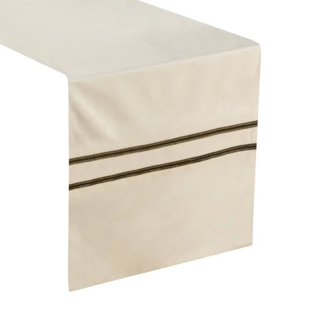 OBRUS GLEN 4 35 X 140 CM KREMOWY