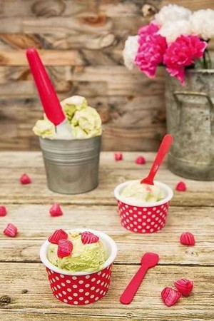 Zak! - Miseczka na lody, żółto-biała