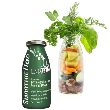 SmoothieDog Lamb - smoothie dla psa jagnięcina z warzywami (250ml)