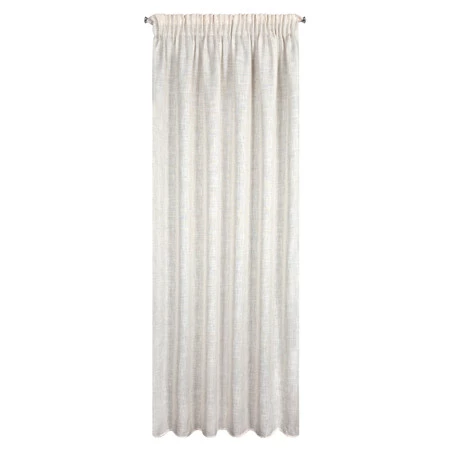 Zasłona gotowa Karli na taśmie 140 x 270 cm, Naturalny