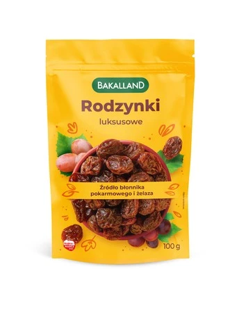 Bakalland Rodzynki luksusowe 100g