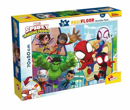 Puzzle podłogowe dwustronne Maxi Floor 24el Marvel Spidey 99726 LISCIANI