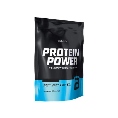 BioTech USA Protein Powder odżywka białkowa izolat 1kg smak wanilia