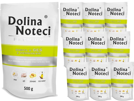 DOLINA NOTECI PREMIUM GĘŚ PAKIET 10x500g