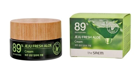 The SAEM Jeju Fresh Aloe 89% Krem do twarzy 50ml