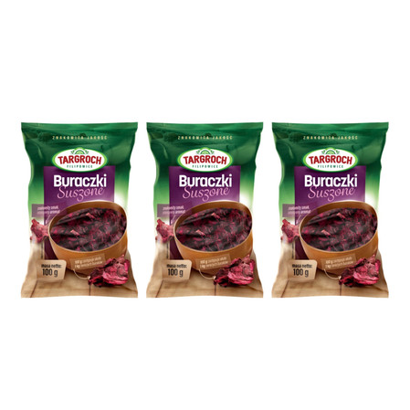 Zestaw: 3x Targroch Buraczki suszone 100 g