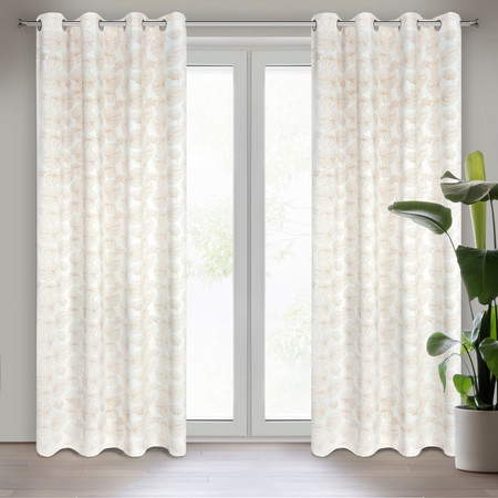 ZASŁONA GOTOWA MARIGOLD 140 X 250 CM BIAŁY