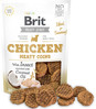 BRIT JERKY Snack CHICKEN Meaty Coins Drób Owady 200g