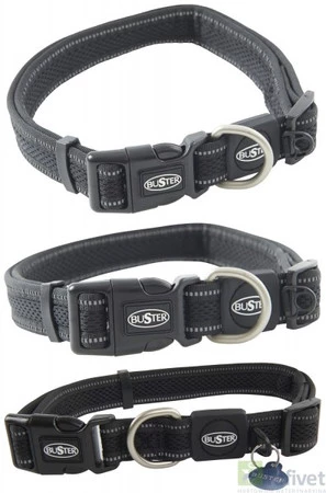 BUSTER REFLECTIVE MESH Obroża Czarna Roz.XL