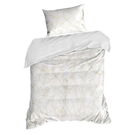 Komplet Pościeli Satynowej Spring 50 220 x 200 cm, Biały