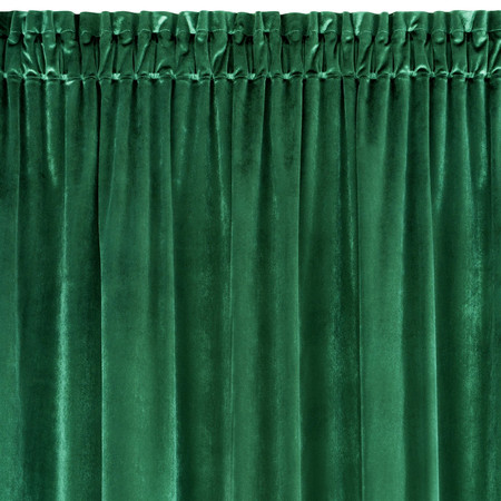 ZASŁONA GOTOWA SAMANTA NA TAŚMIE 140 X 300 CM ZIELONY