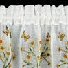 FIRANA GOTOWA FLORA 150 X 60 CM BIAŁY