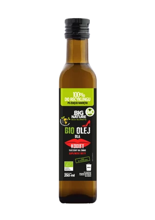 Big Nature Olej DLA KOBIET bio tłoczony na zimno 250 ml