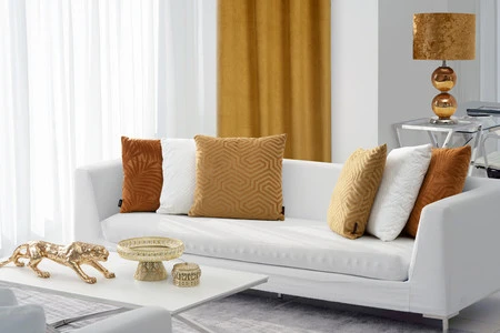 ZASŁONA GOTOWA LILI 140 X 250 CM MIODOWY