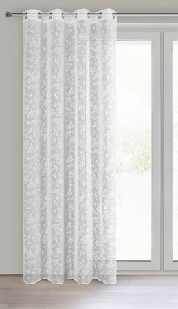 ZASŁONA GOTOWA HOLLY 140 X 250 CM BIAŁY