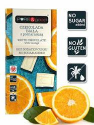 Pure & Good Czekolada biała z pomarańczą B/C 75g