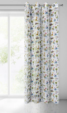 ZASŁONA GOTOWA BILLY 140 X 250 CM BIAŁY