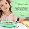 Nana's Manners, ETAP 2, Talerz silikonowy trójdzielny z przyssawką, zielony