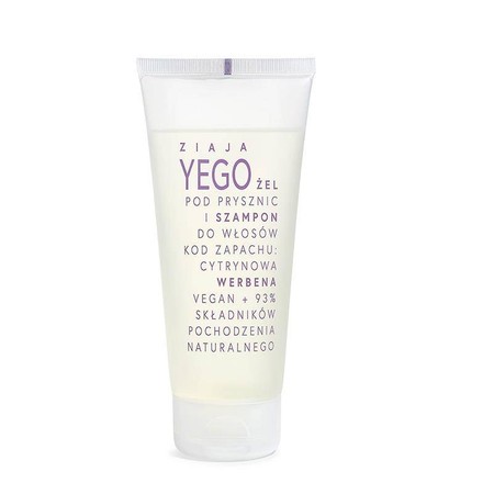 Ziaja Yego, Żel pod prysznic i szampon do włosów Cytrynowa Werbena 200ml