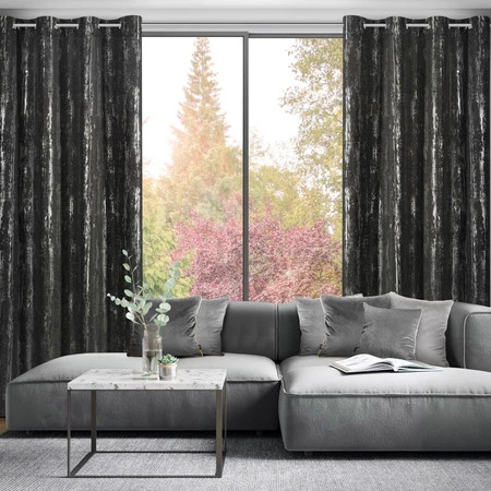 ZASŁONA GOTOWA LIBI 140 X 250 CM CZARNY