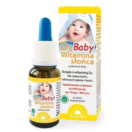 Dr Jacob'S Witamina D3 Baby 20 Ml