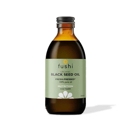 FUSHI Organic Black Seed Oil - Olej z organicznych czarnych nasion (250 ml)