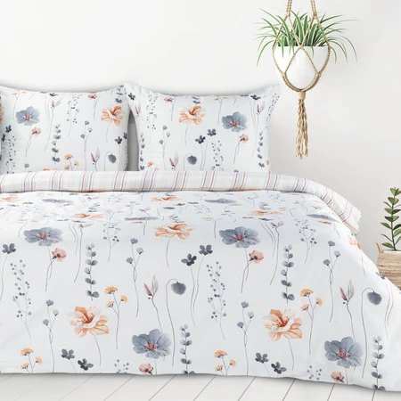 Pościel D91 Lea 10 160 x 200 cm, Biały