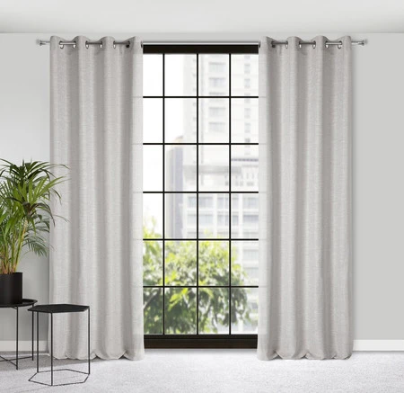 ZASŁONA GOTOWA ANITA 140 X 250 CM SZARY