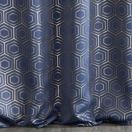 ZASŁONA GOTOWA KAJA 135 X 250 CM GRANATOWY