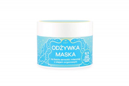 Odżywka - Maska do włosów na bazie serwatki mlecznej z olejem arganowym 250ml NAMI