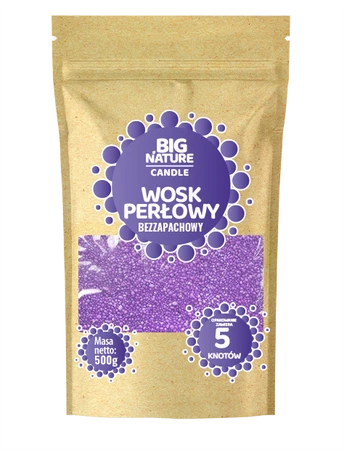 Big Nature Wosk Perłowy Fioletowy 500g
