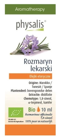 Physalis − Rozmaryn, olejek eteryczny BIO − 10 ml