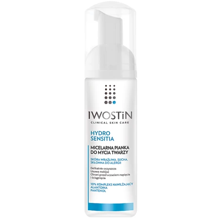 Iwostin Hydro Sensitia Micelarna pianka do mycia twarzy 165 ml
