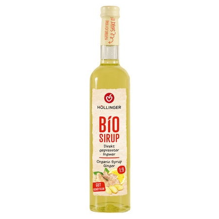 HOLLINGER SYROP IMBIROWO - CYTRYNOWY BIO 500 ml