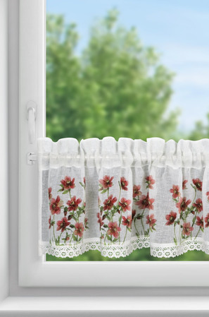 FIRANA GOTOWA ISA 150 X 30 CM BIAŁY