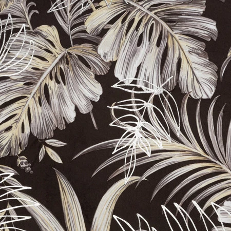 ZASŁONA GOTOWA RODOS NA TAŚMIE 140 X 270 CM CZARNY