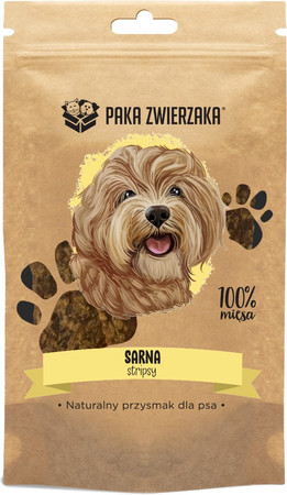 PAKA ZWIERZAKA Stripsy 100% Sarna 70g