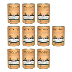 Zestaw 10x DOG'S LOVE BIO Morosche - ekologiczna zupa Moro z marchwi (400g)