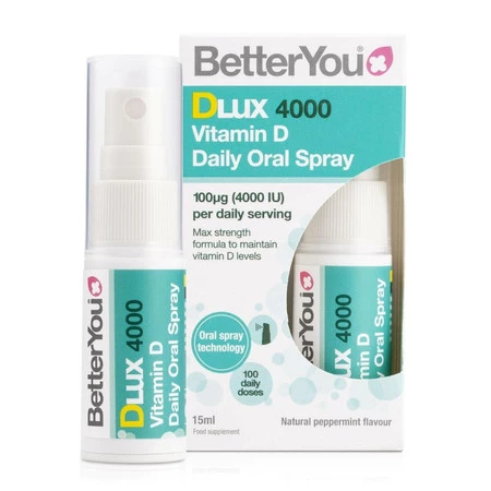 BetterYou − DLUX 4000 Witamina D w sprayu − 15 ml