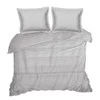 Komplet pościeli Retro 6, 220 x 200 cm, Jasnoszary