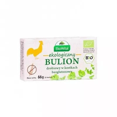 EkoWital − Bulion drobiowy w kostkach bezgl. BIO − 66 g
