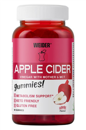 Weider Apple Cider na wsparcie metabolizmu 50 żelek smak jabłko